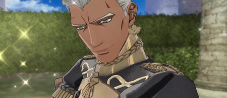 picture of dedue molinaro from fire emblem three houses, pre timeskip.